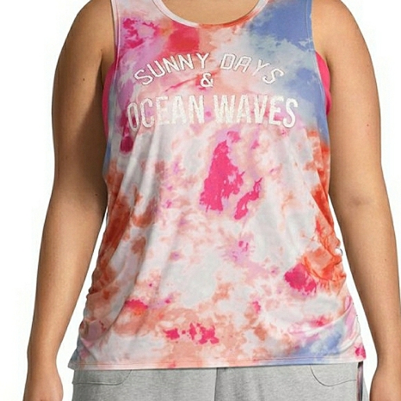 NWT Jr PLUS sz NOBO Tie Dye Tank & Bralette Set - Picture 6 of 15
